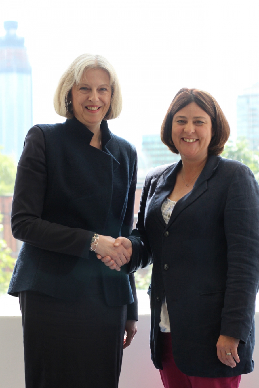 Julia Mulligan and Home Secretary Theresa May