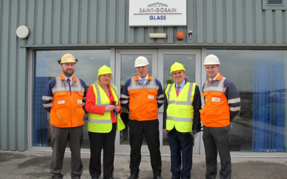 Eggborough plant's glass recycling praised by Yorkshire MEP