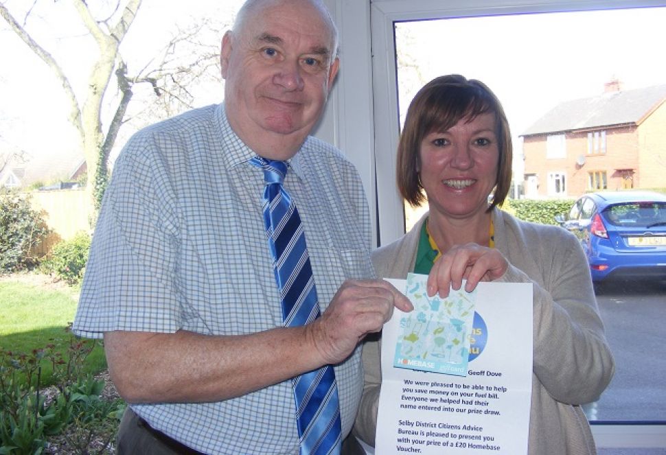 Citizens Advice prize for utility switcher