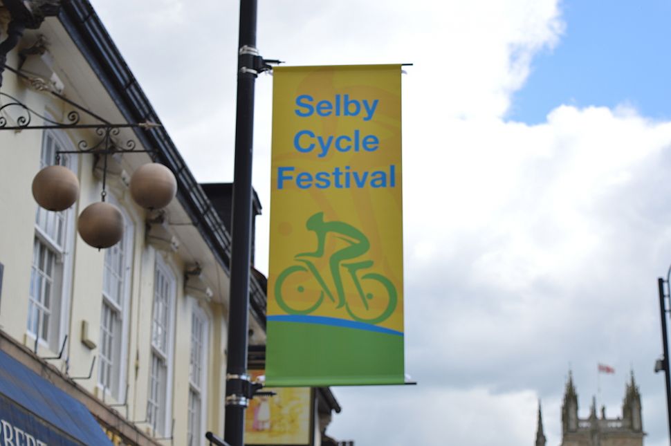 Tour de Yorkshire: Bikes everywhere as Selby marks special occasion