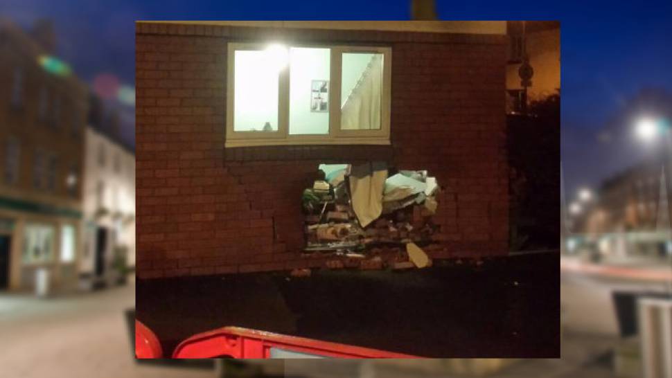 Driver arrested as car ploughs into Selby house