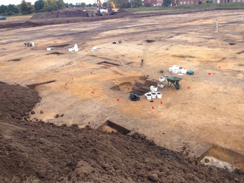 Roman remains discovered under Barlby field