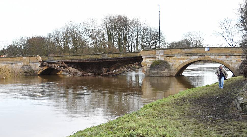 Tadcaster bridge collapse could leave community divided for whole year (Photo credit: Rob Whiteley)