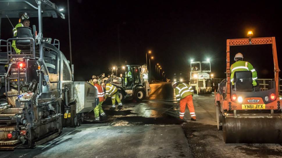 Surface replaced but bridge troubles delay opening.