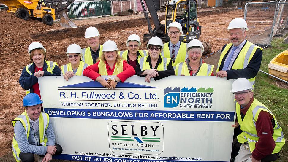 First new council homes for 25 years in Selby district.