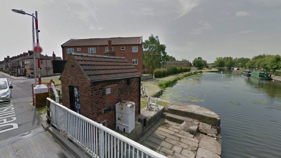 Woman left shaken after approach by men in vicinity of Selby Canal Bridge.