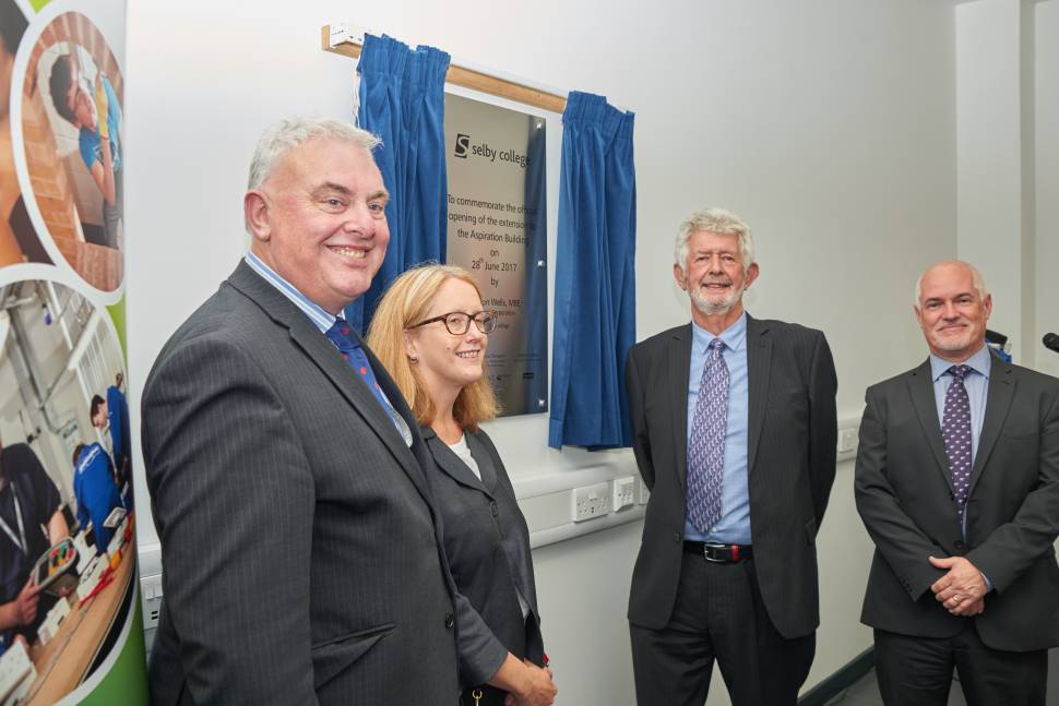 College marks opening of £1.4m construction facility