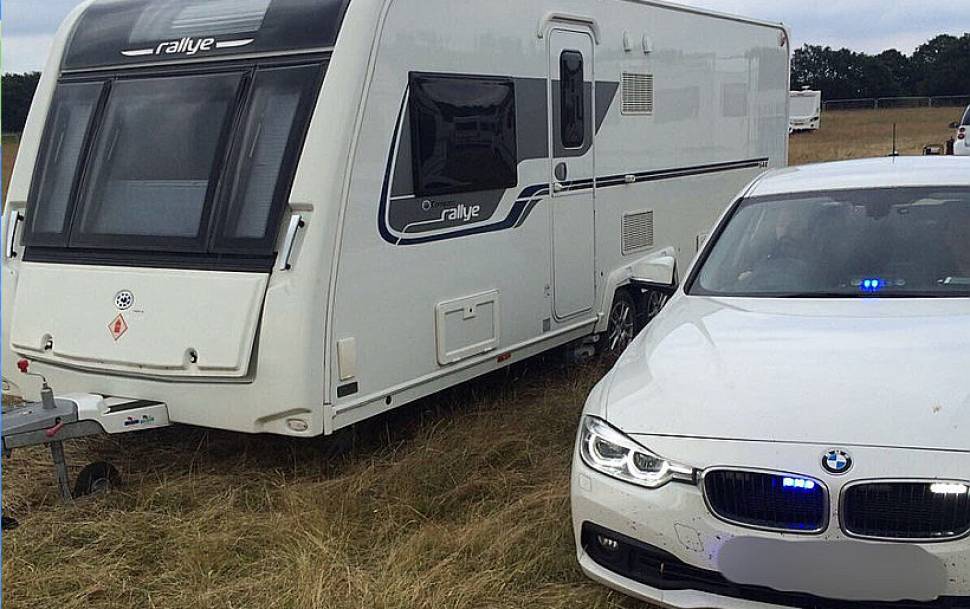 Caravan stolen from local village recovered in Doncaster thanks to tracker
