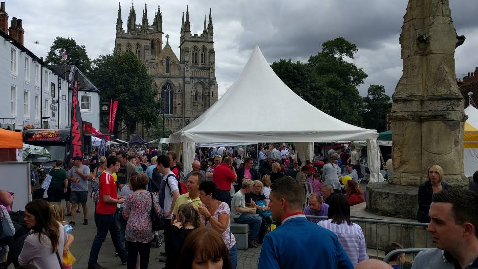 Bumper turnout for Selby's foodie heaven