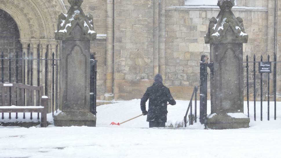 Schools closed and difficult driving conditions as Selby digs out