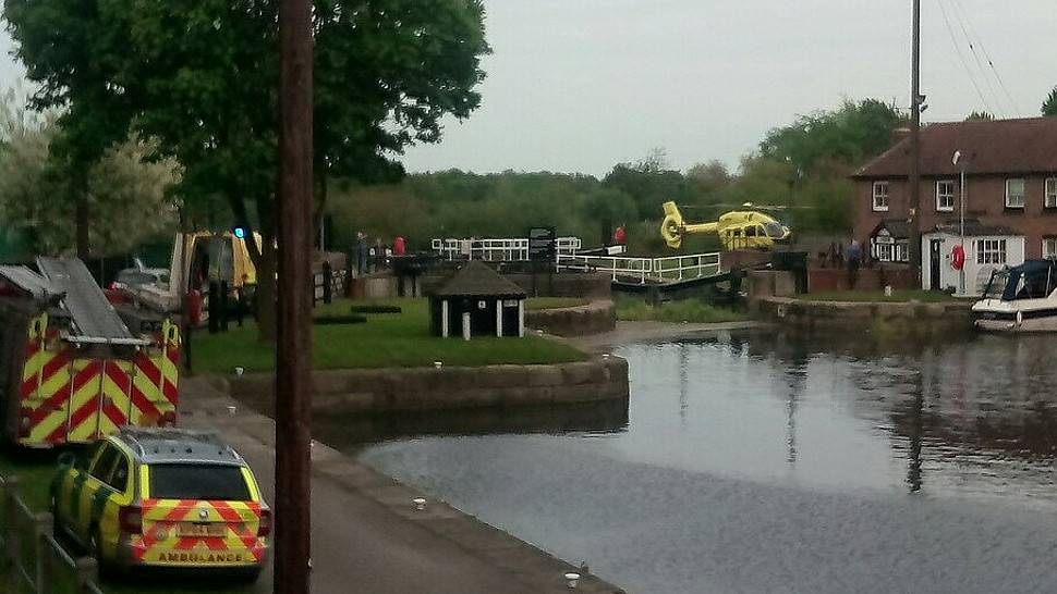 Air ambulance responds to Selby Canal 'incident'