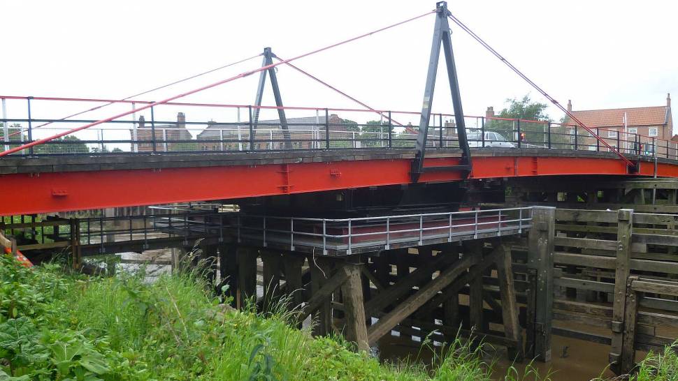 Three week closure while crumbling deck replaced